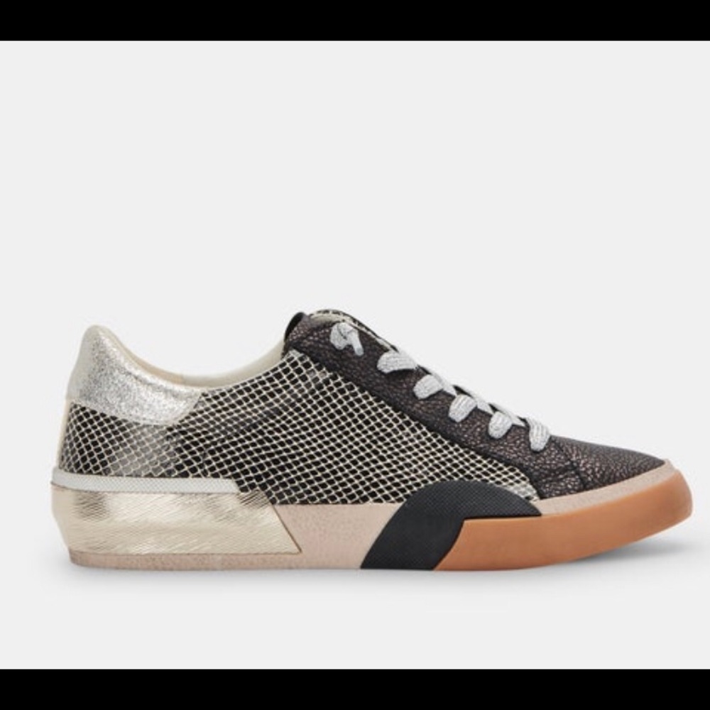 Zina Sneakers In Mercury Leather